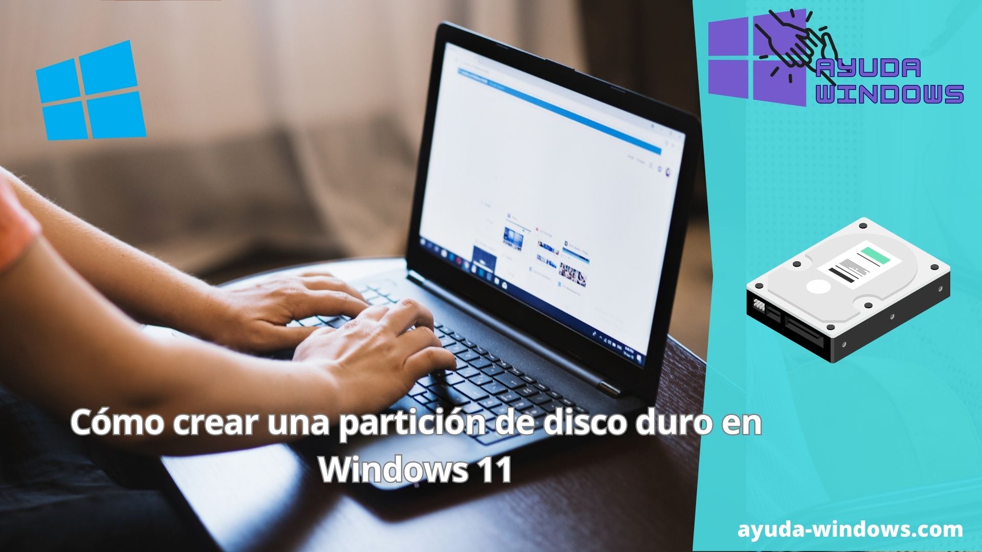 Cómo crear una partición de disco duro en Windows 11