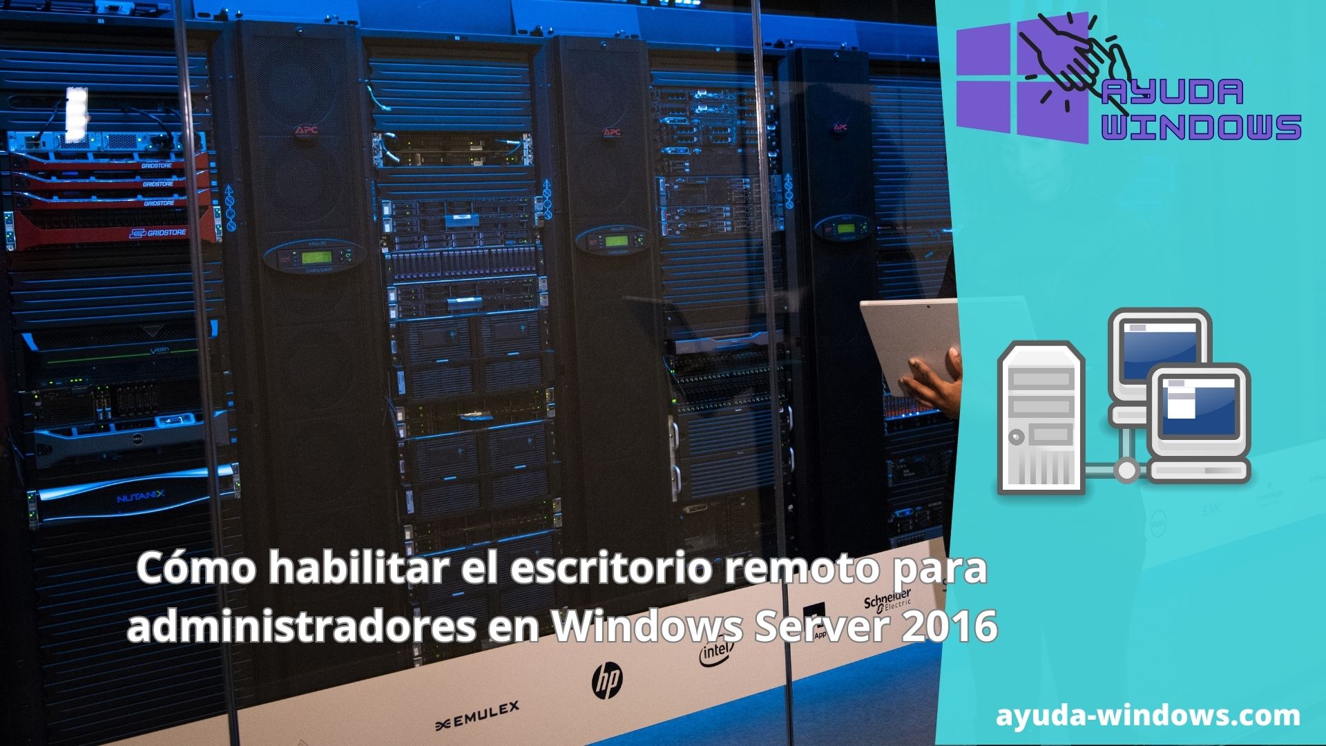 Cómo habilitar el escritorio remoto para administradores en Windows Server 2016
